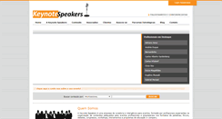 Desktop Screenshot of keynotespeakers.com.br